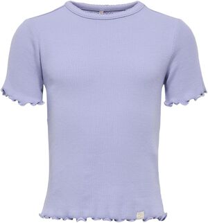 KMGTRINNY SS SOLID/AOP TOP JRS