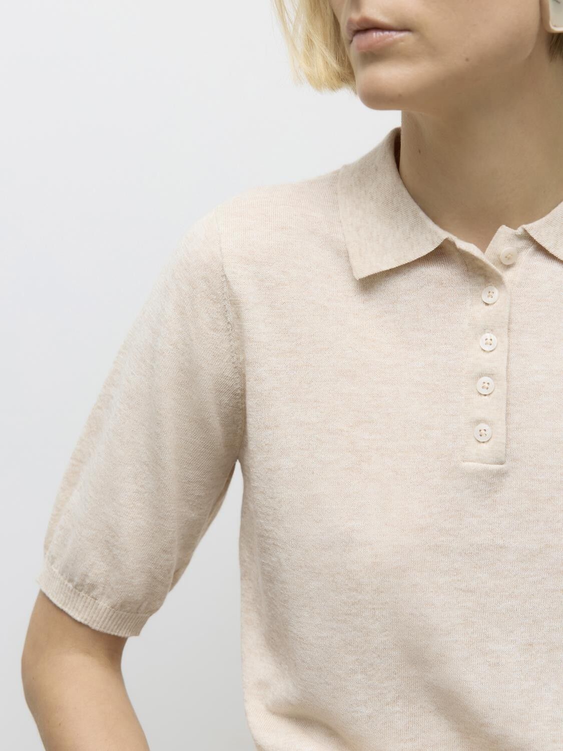 AWSIKITA SS O-NECK POLO KNIT