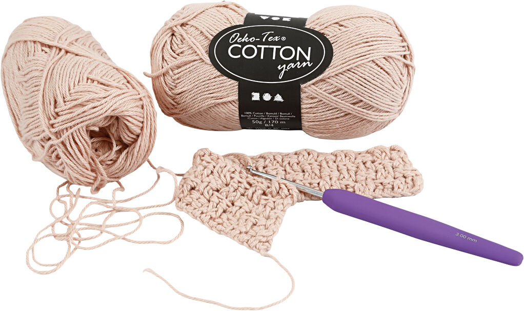 Bomuldsgarn, L: 170 m.