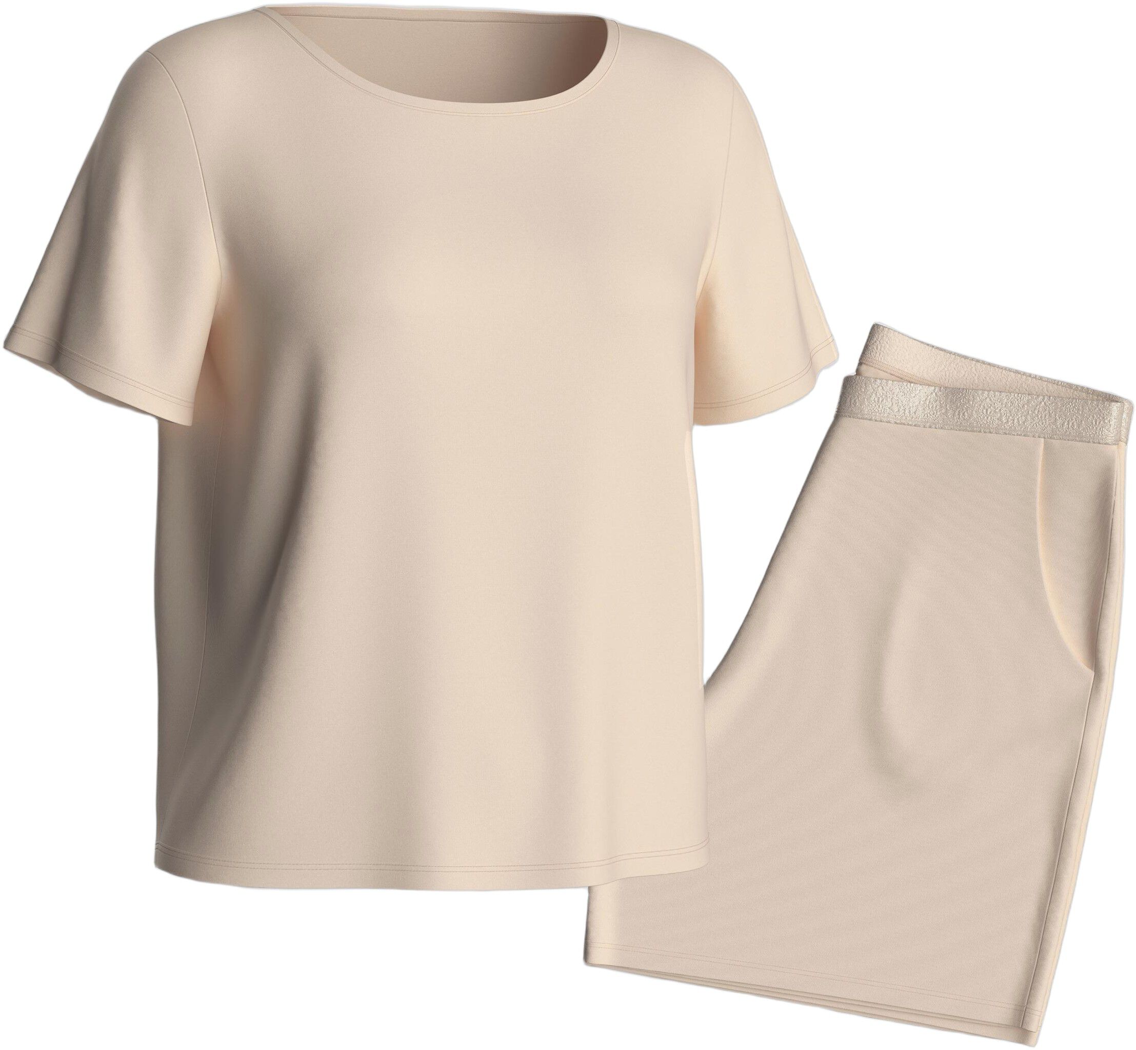 Pyjama set with elastic waistband