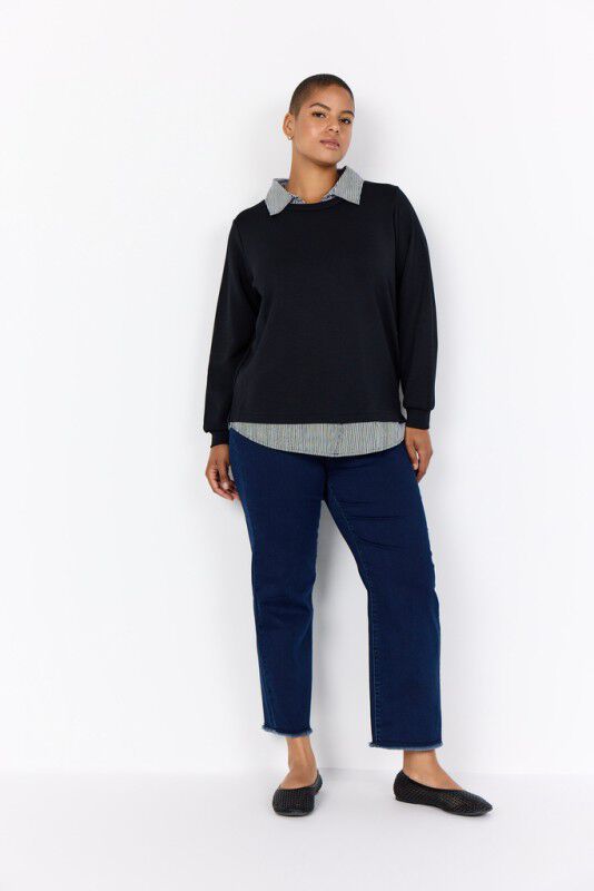 Curvy WA-SABINA 63 Sweatshirt Sort