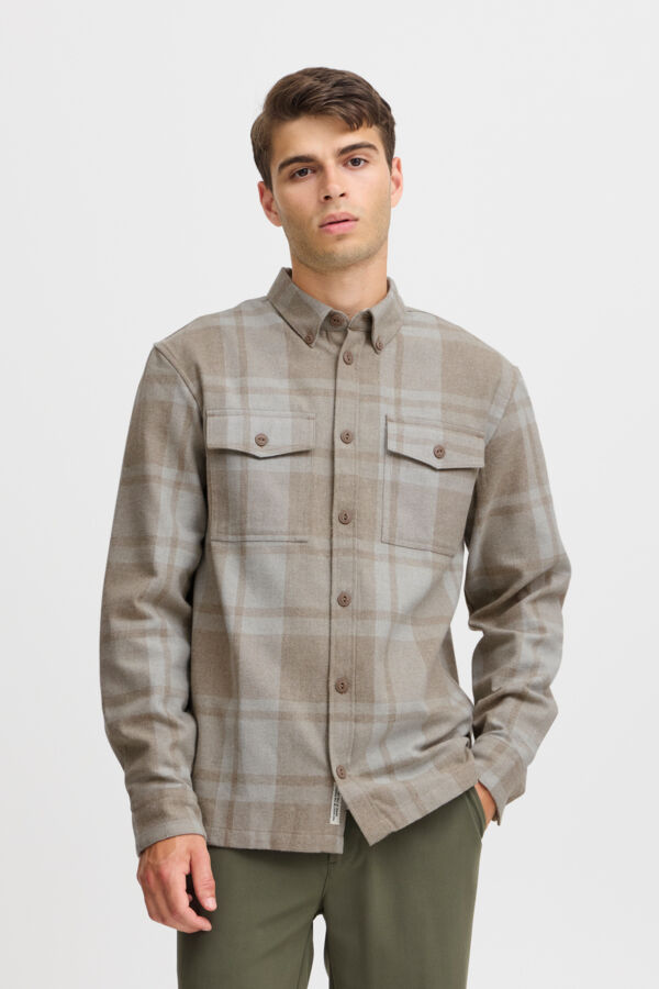 CFAUGUSTO LS checked overshirt