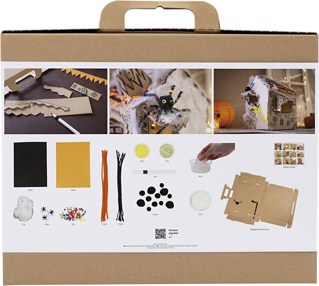 Maxi DIY Kit Dekoration, Halloween hus