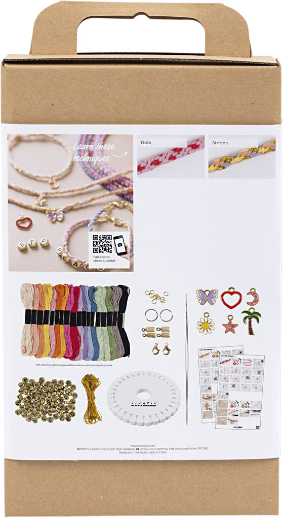 Start DIY Kit Kumihimo, Venskabsarmb&aring;nd