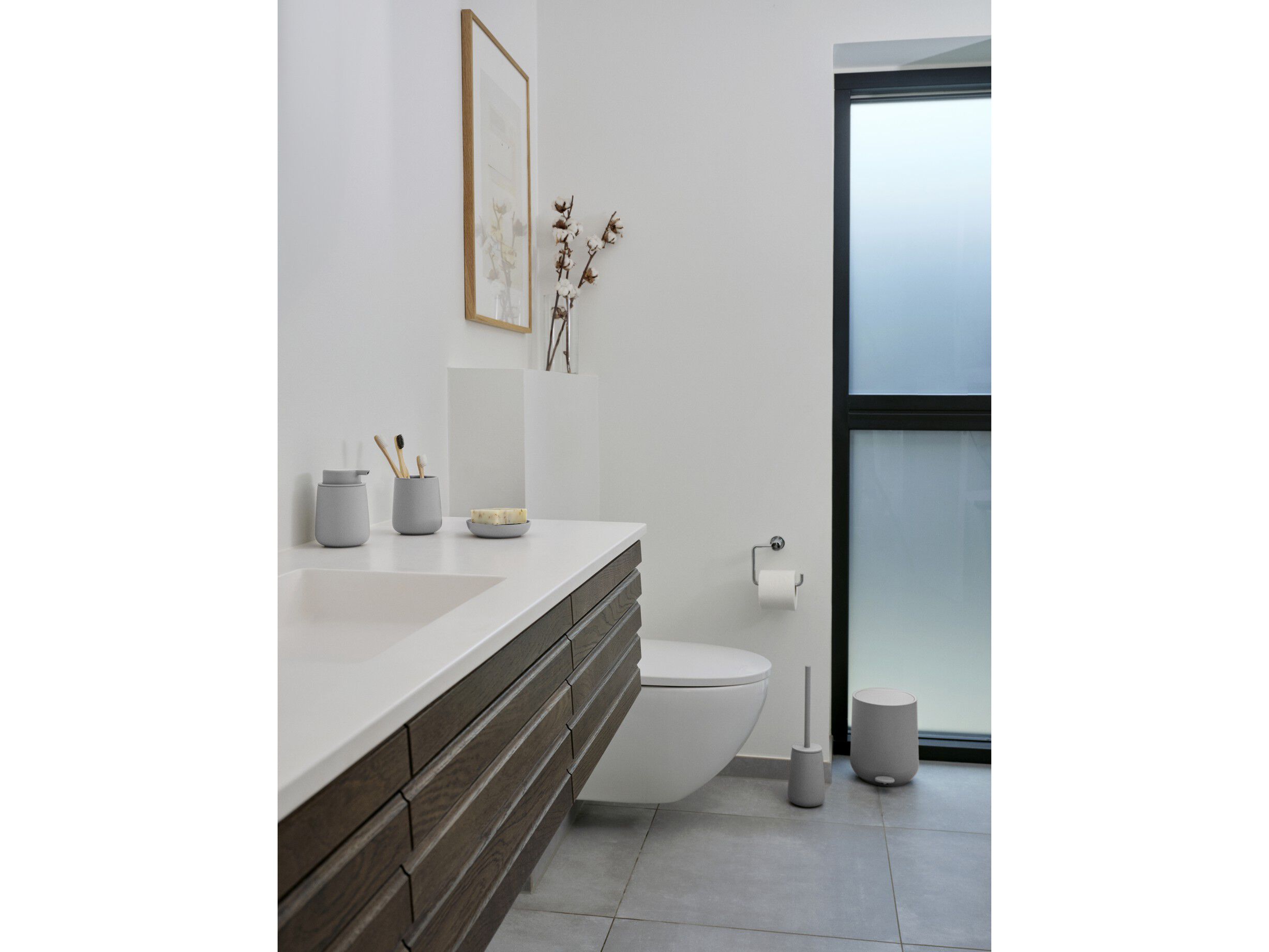 S&aring;pedispenser Nova One Soft Grey