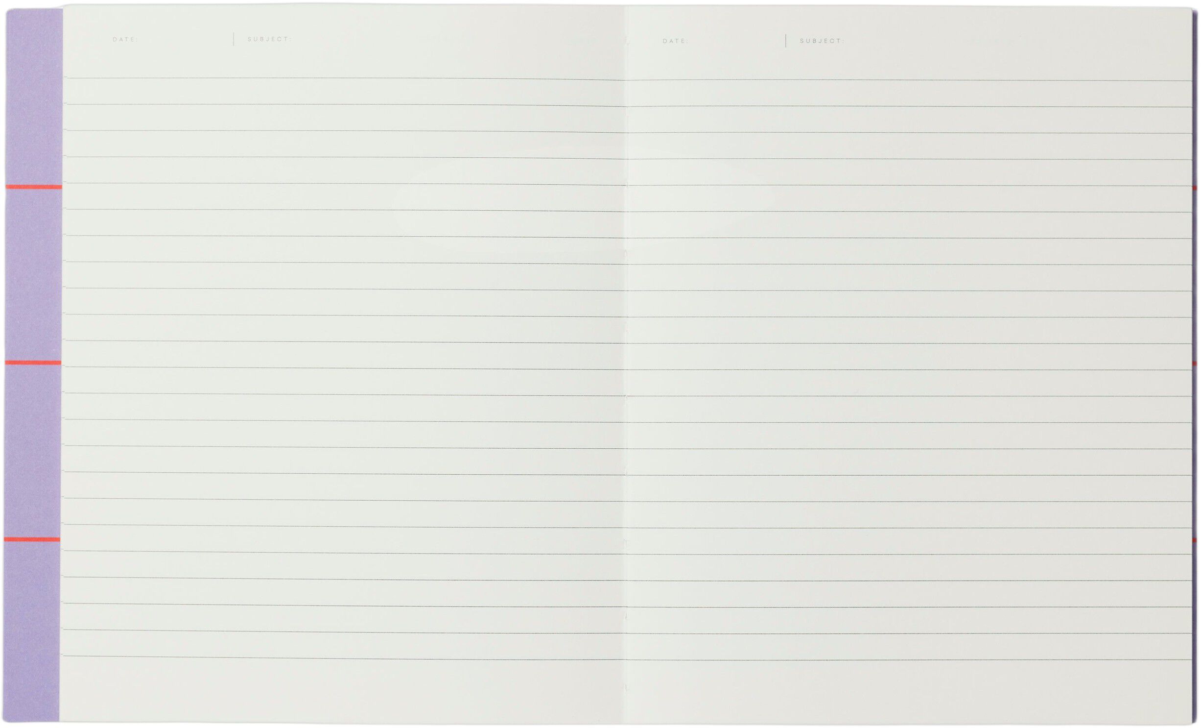 UMA Flat Lay Notebook - Medium, Lavender check