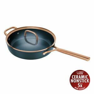 Milano, Sautepanne med glasslokk 28 cm, Aluminium