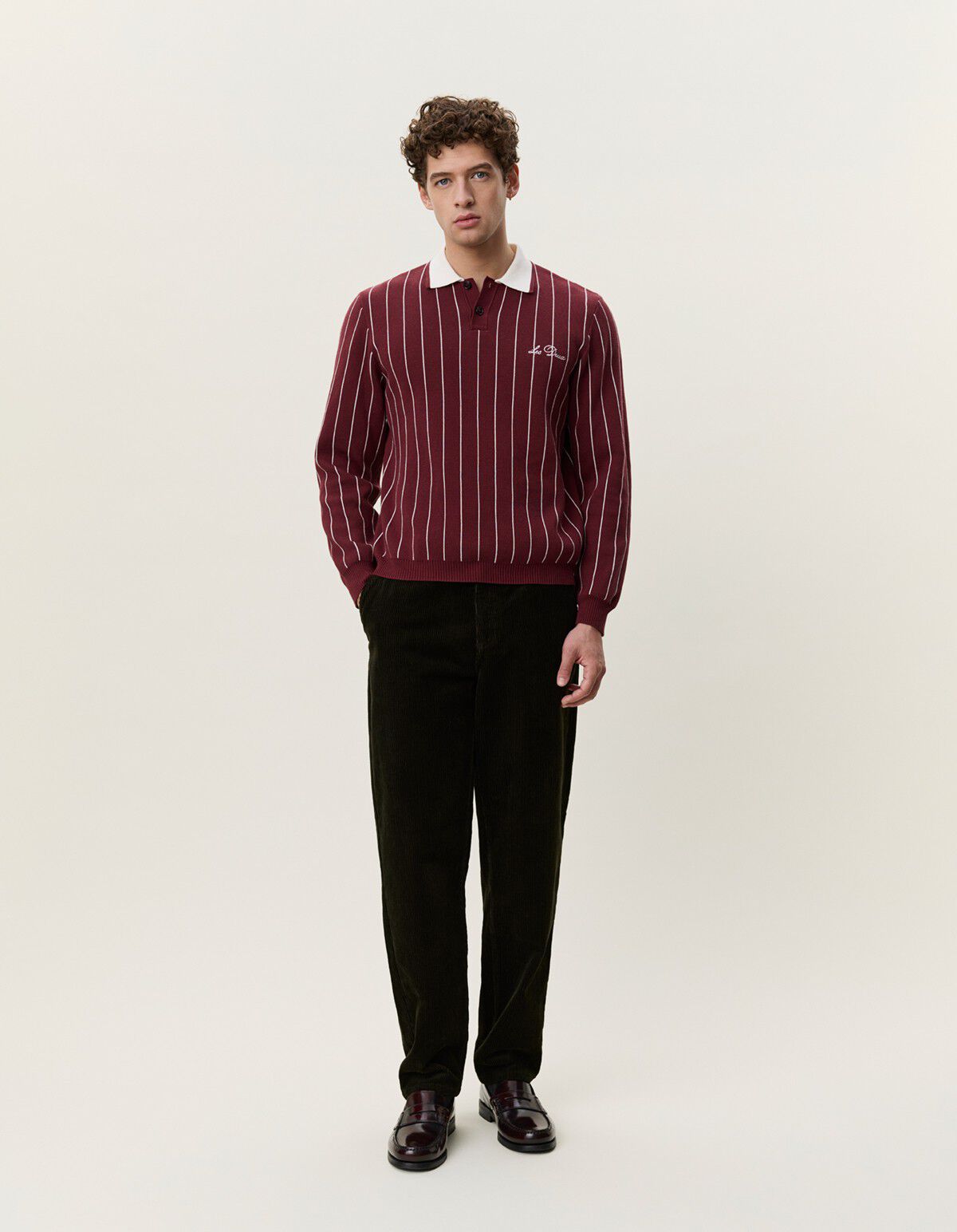 Signature Knitted Ls Polo