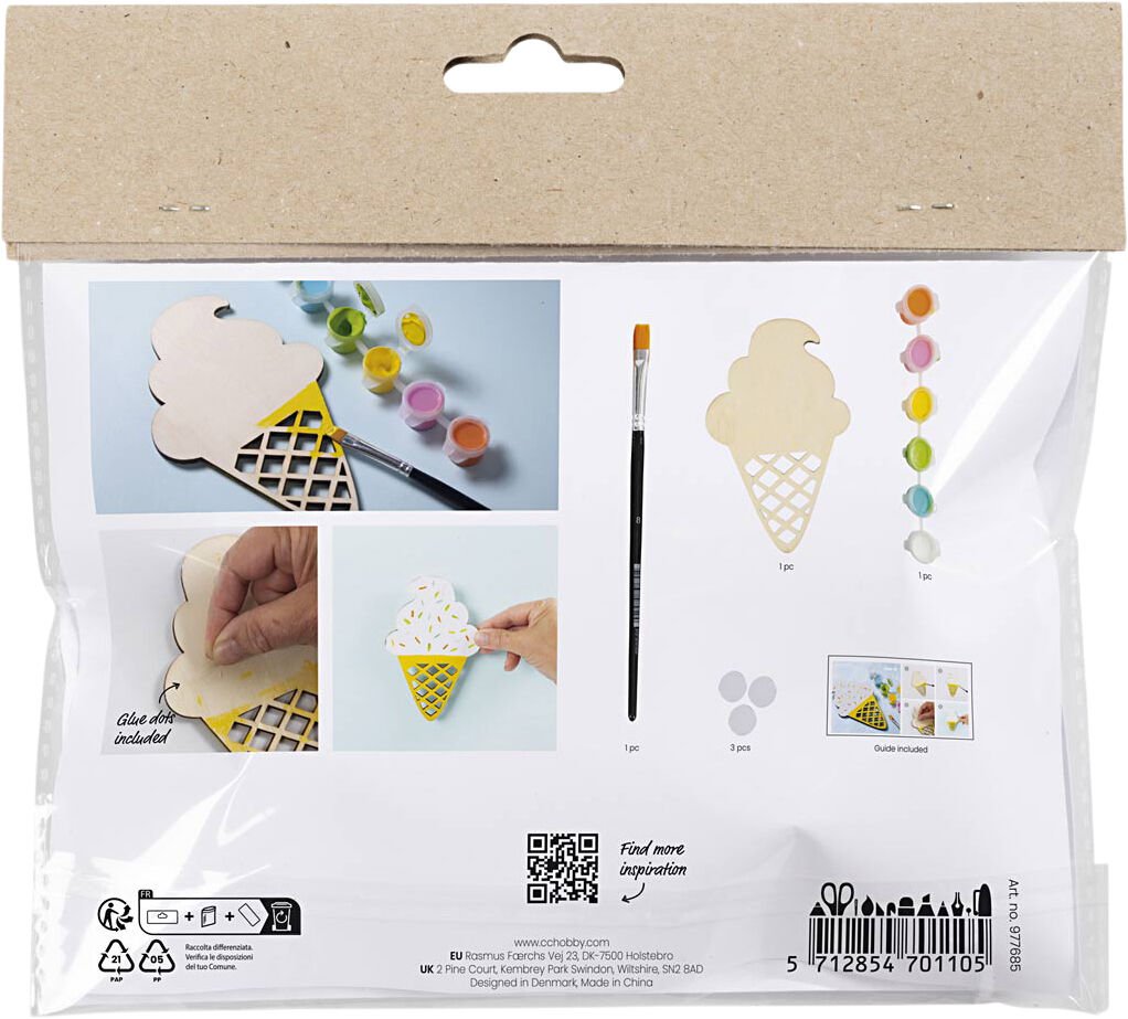 Mini DIY Kit Male, Isvaffel