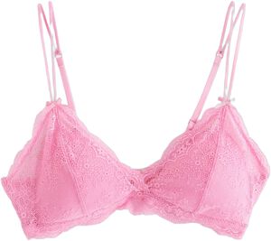 Bralette med blonder