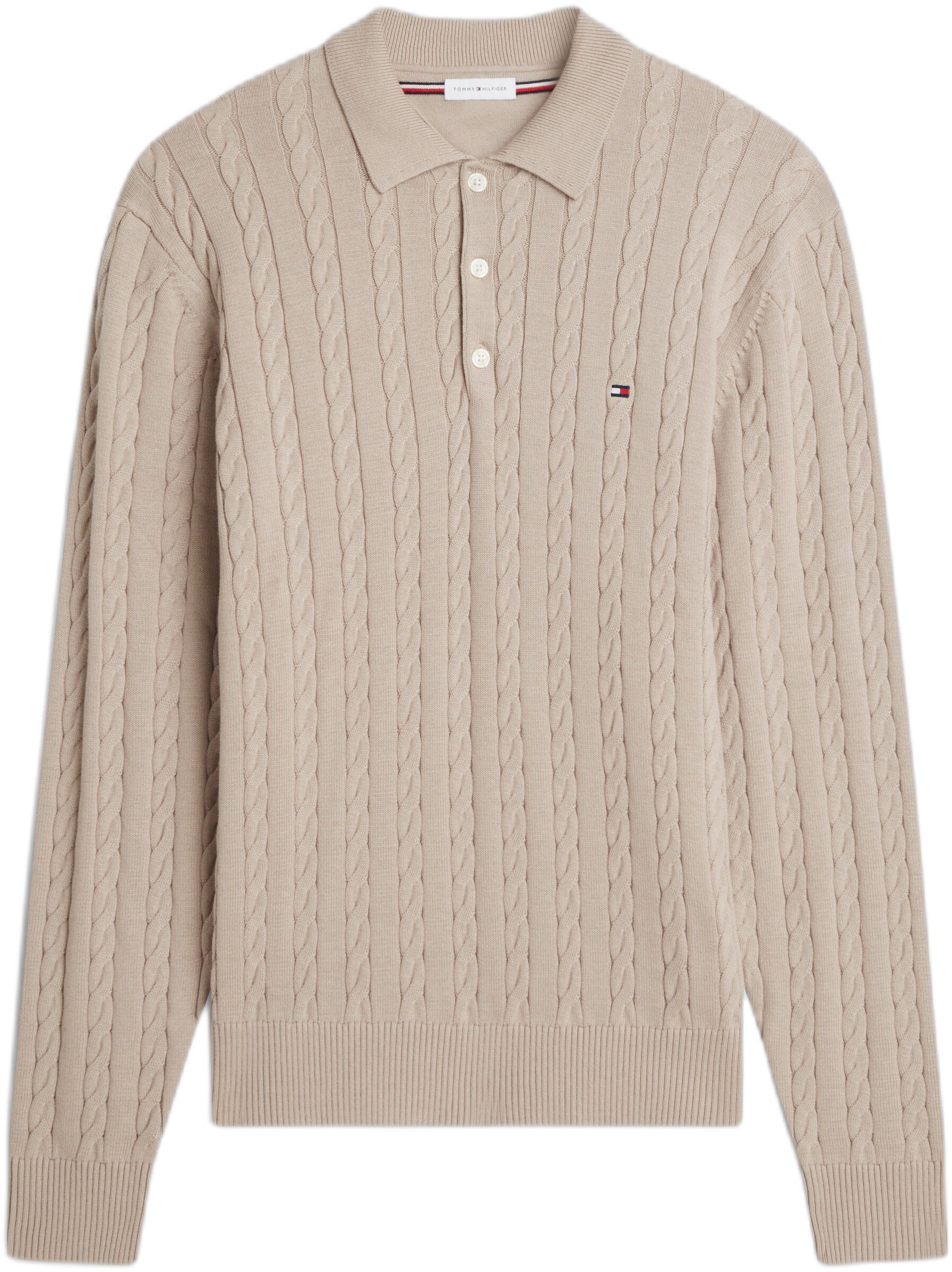 CLASSIC COTTON CABLE LS POLO