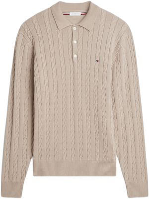 CLASSIC COTTON CABLE LS POLO