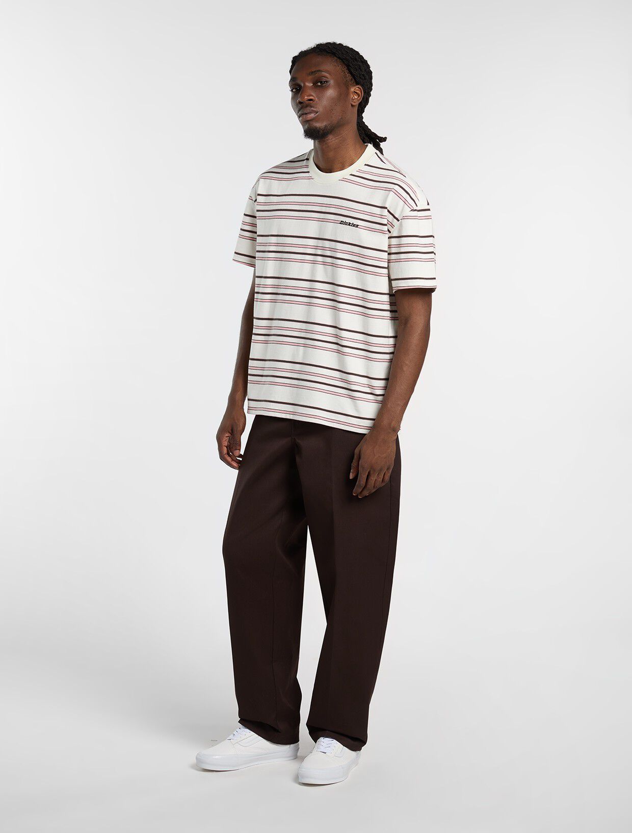 EAST LIBERTY STRIPE SS TEE EGRET
