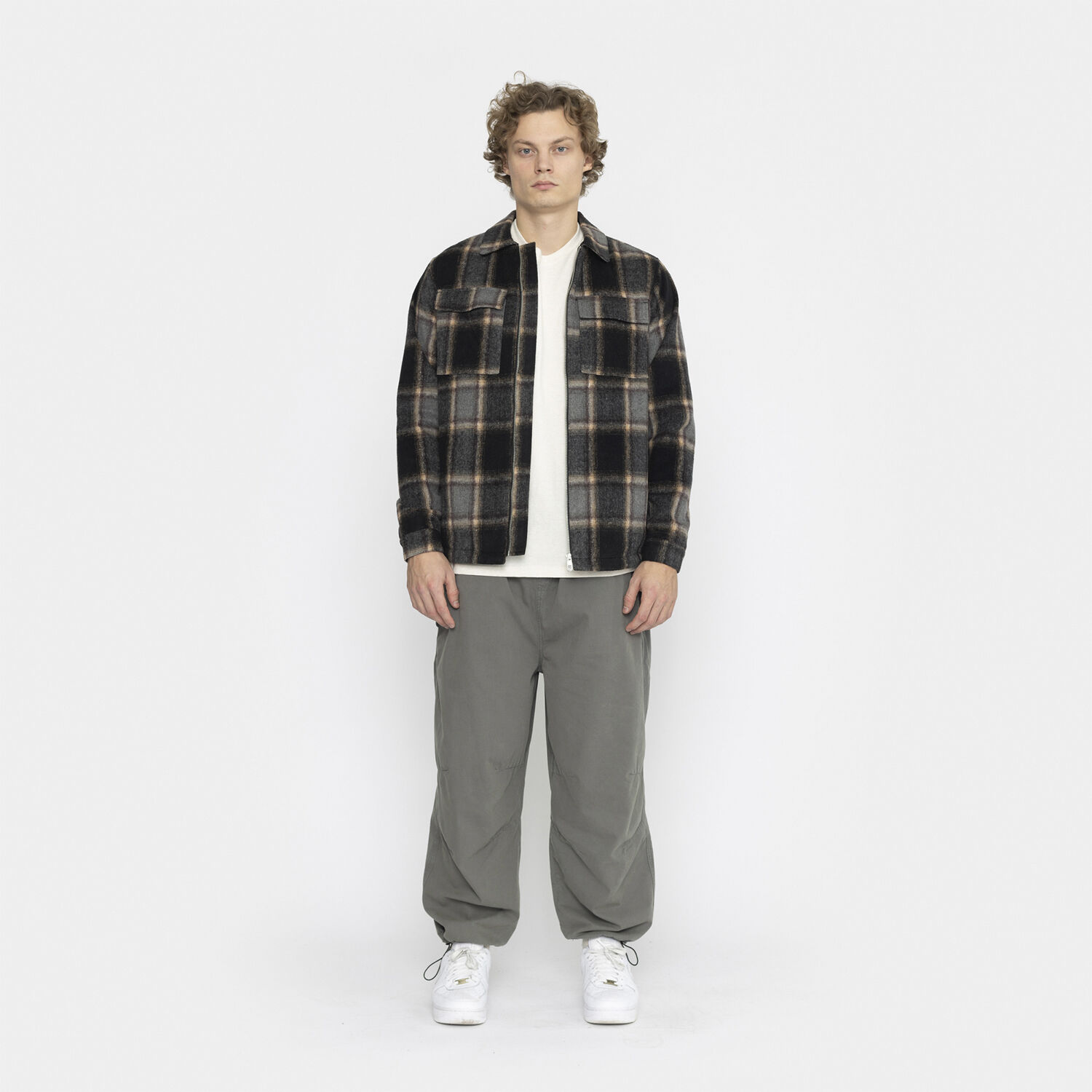 Lined Overshirt W Zipper