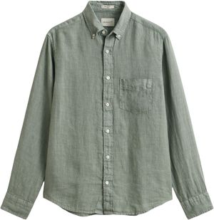 REG GMNT DYED LINEN SHIRT