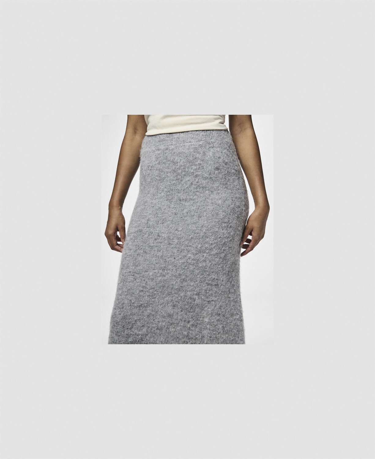 PCPAM HW ANK KNIT SKIRT BC