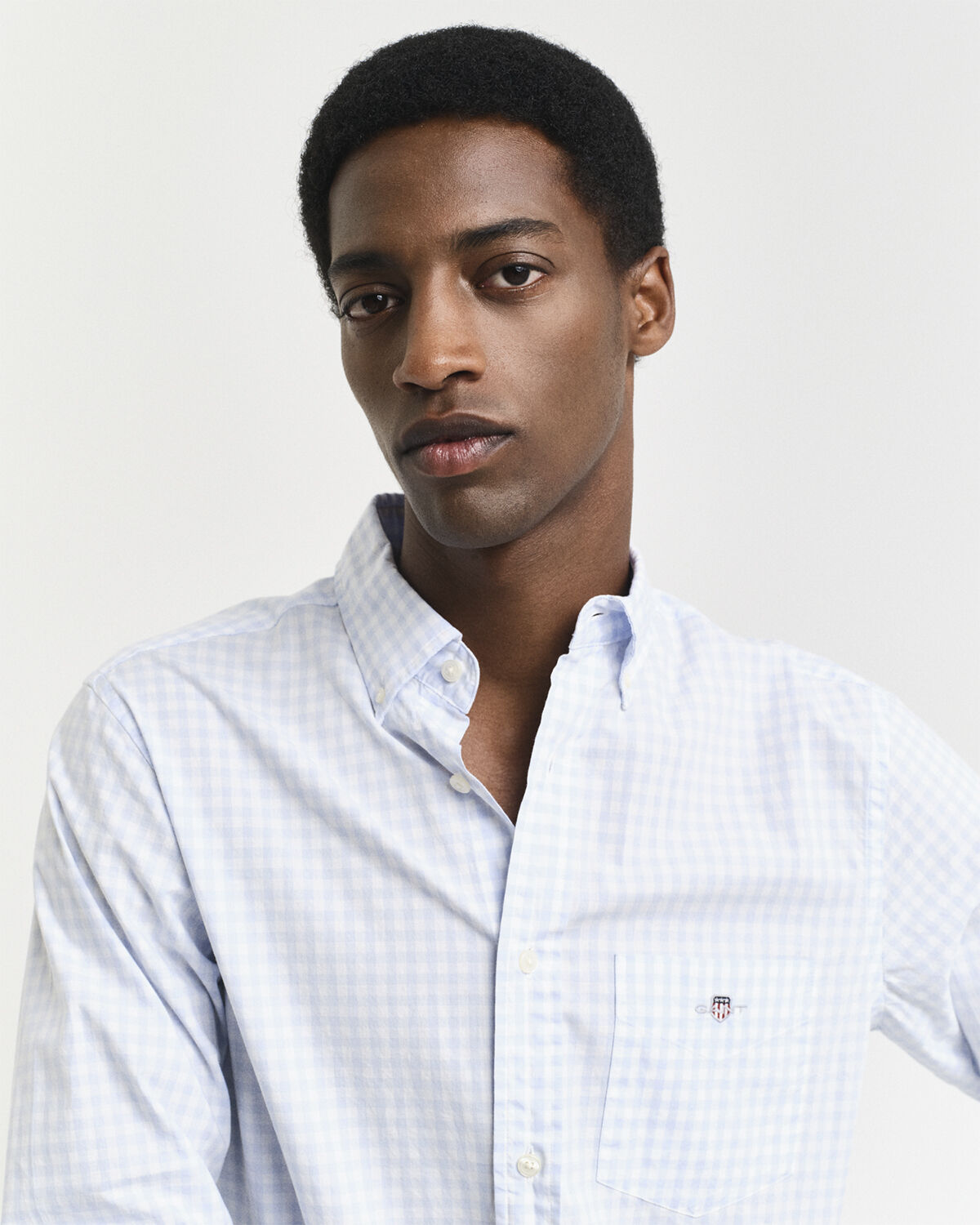 REG CLASSIC POPLIN GINGHAM SHIRT