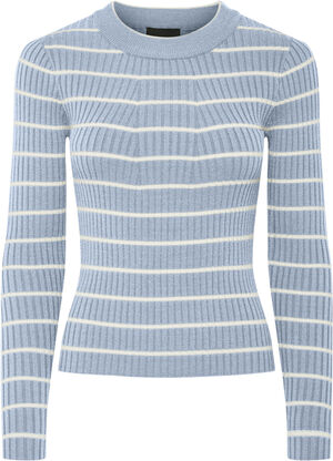 PCCRISTA LS O-NECK KNIT NOOS BC