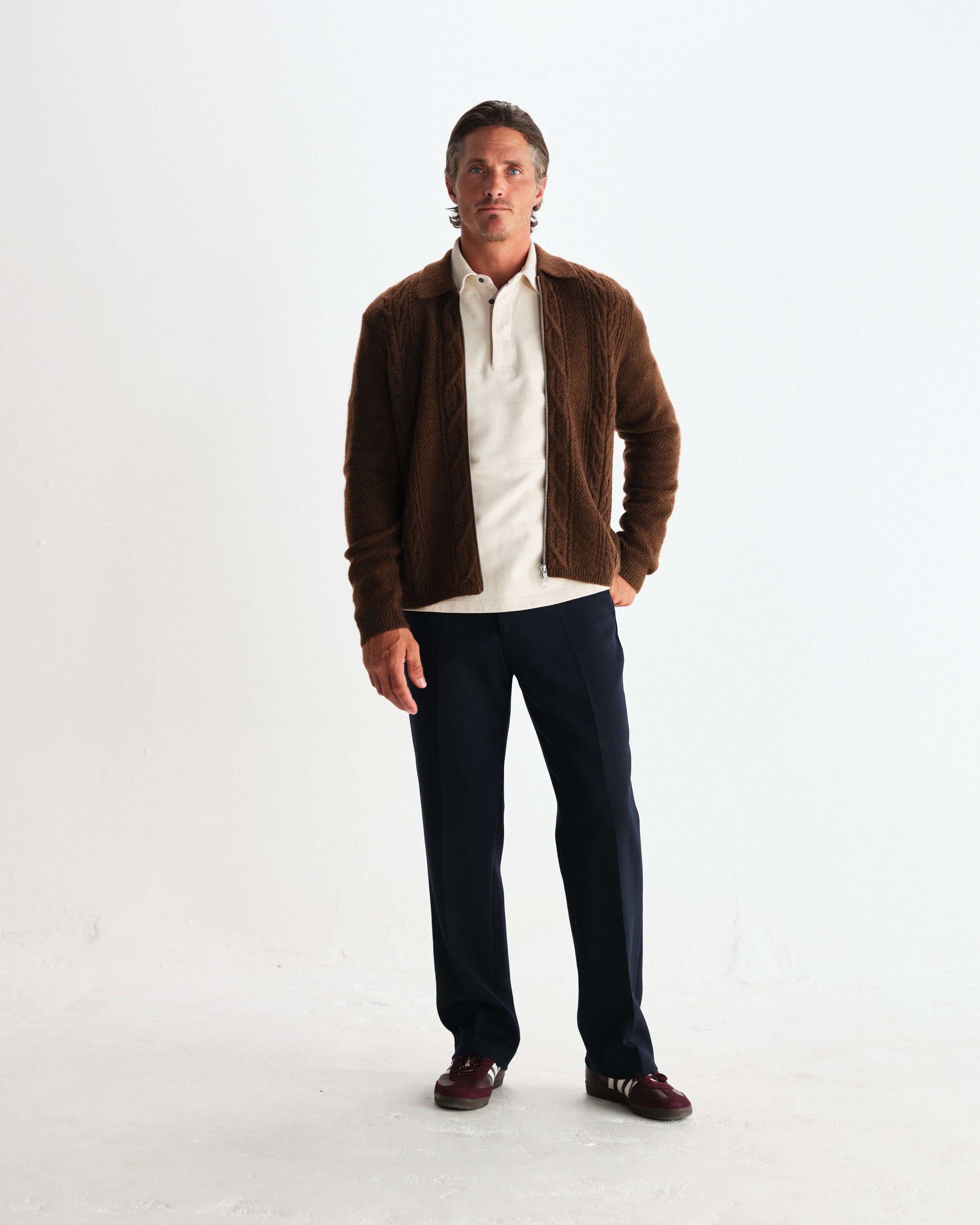 FRIAR ZIP KNIT JACKET