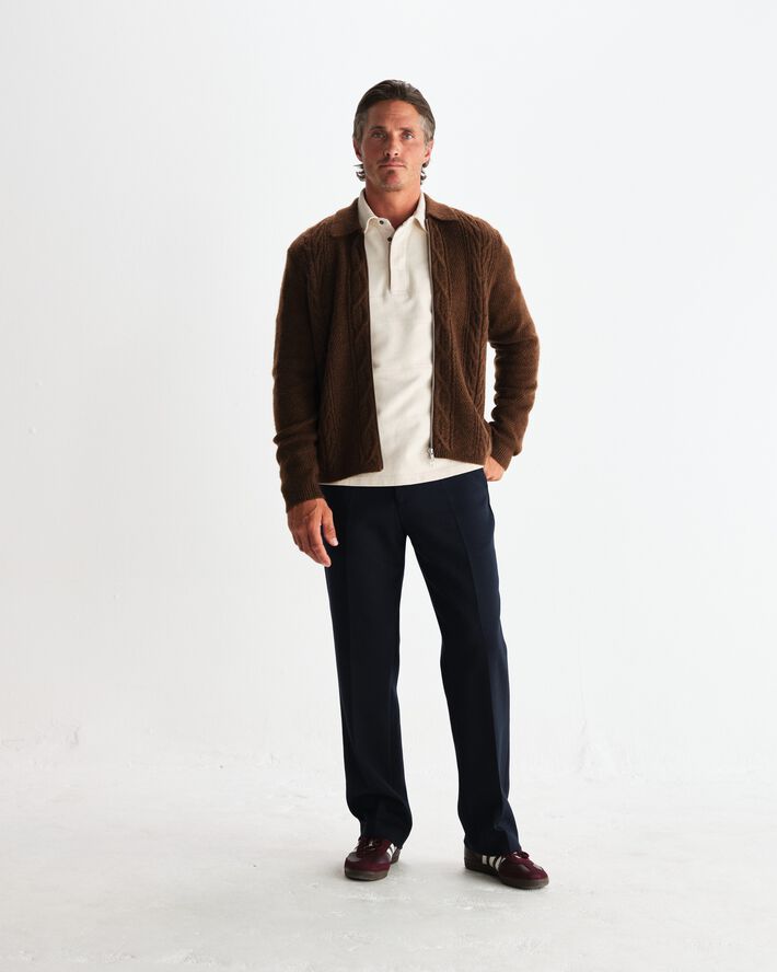 FRIAR ZIP KNIT JACKET