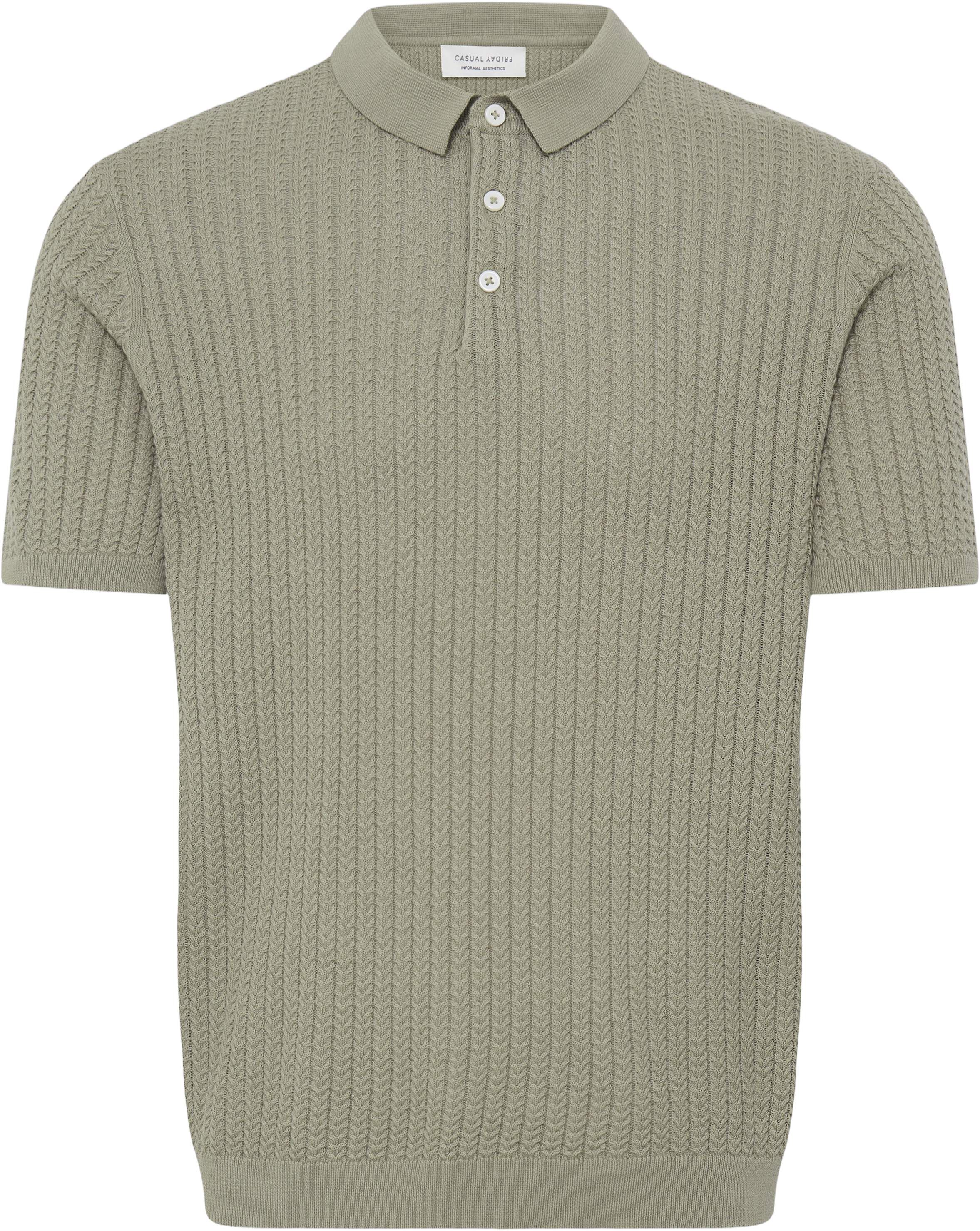 CFKARL STRUCTURED KNIT POLO
