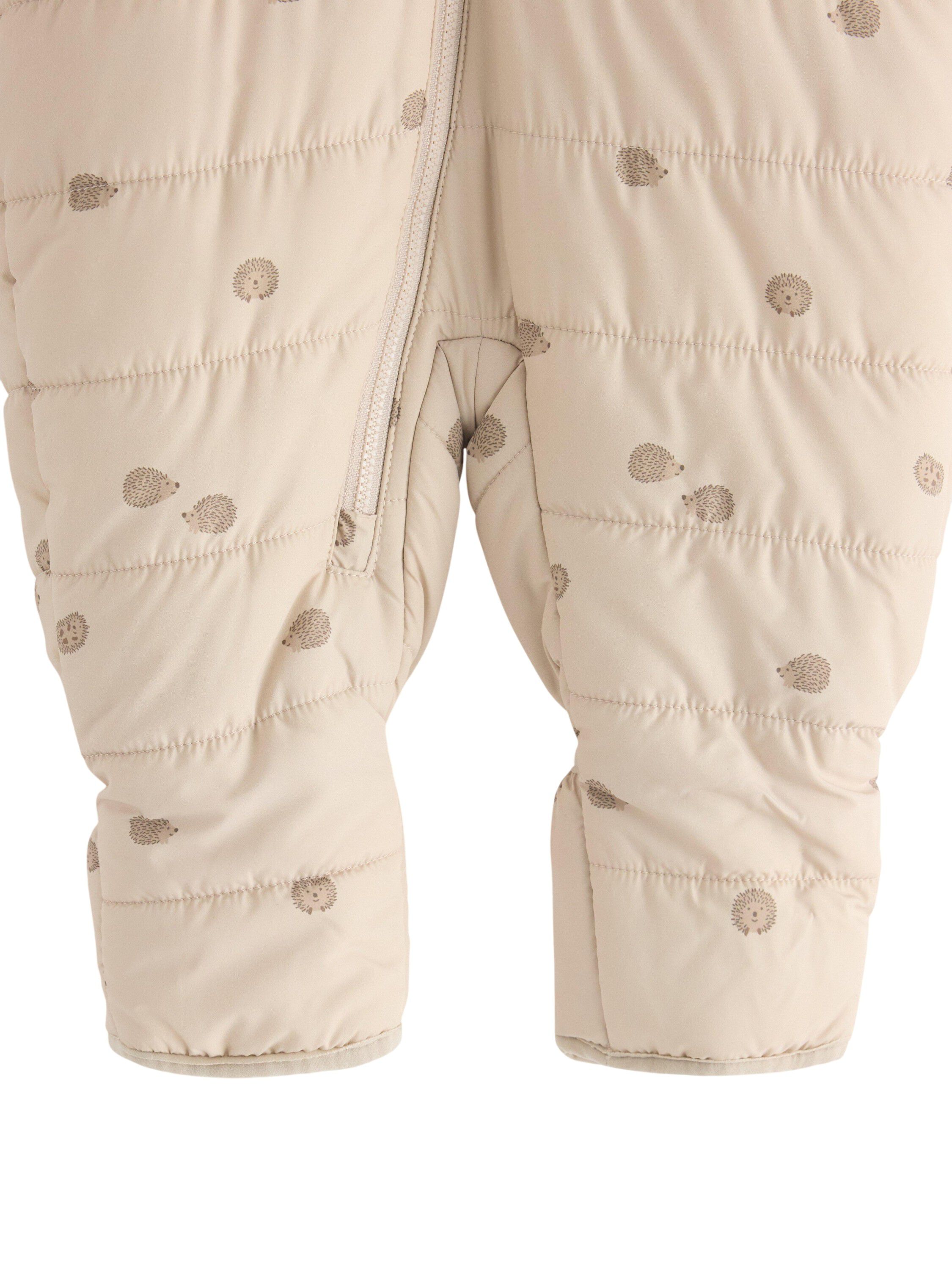 Soft padded snowsuit with cute litt