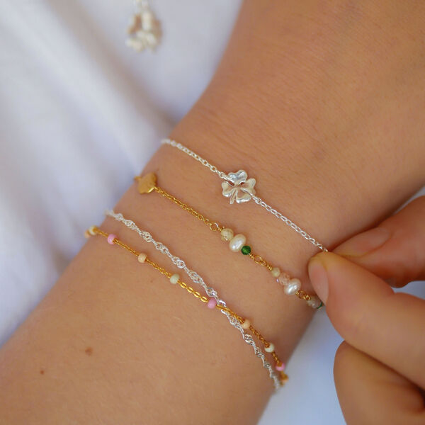 Bracelet, Organic clover