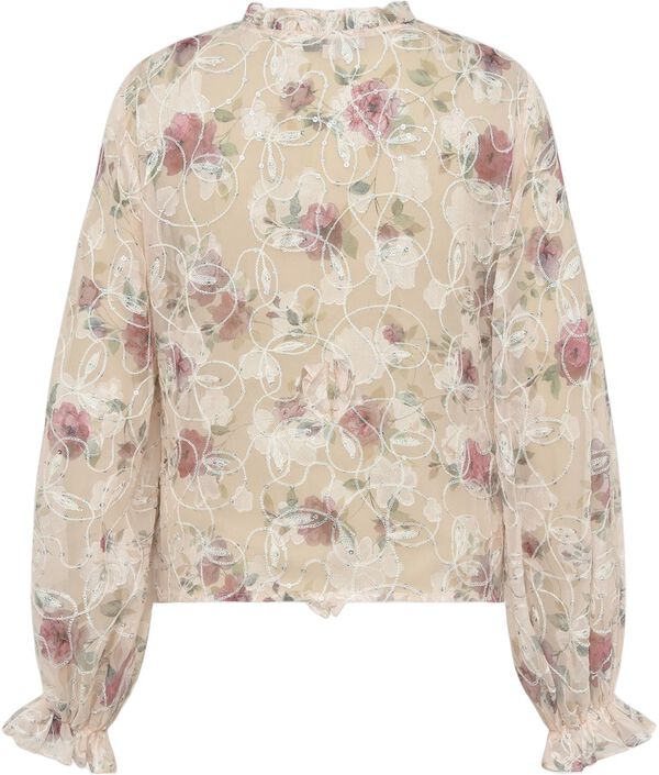 Flounce blouse