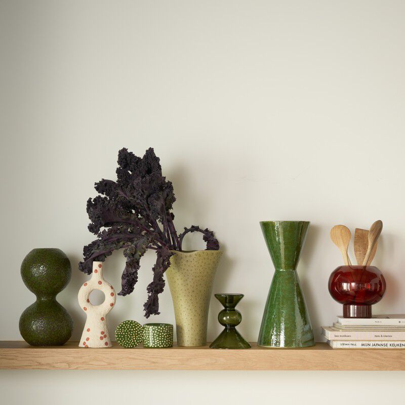 Urban Nature Culture candle holder Havara, brandy