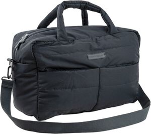 Quiltet pusletaske Sort