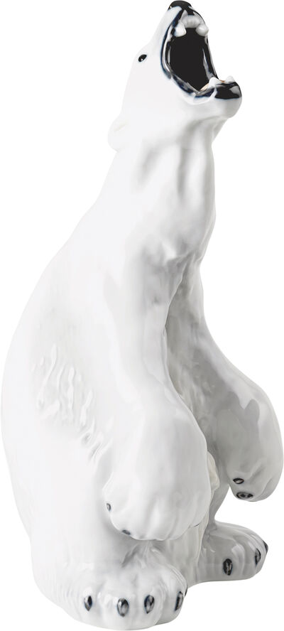 Figurine Isbjørn, brølende 33,5 cm
