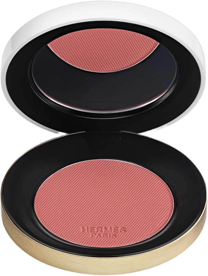 Rose Hermès, silky blush powder, Rose Feu