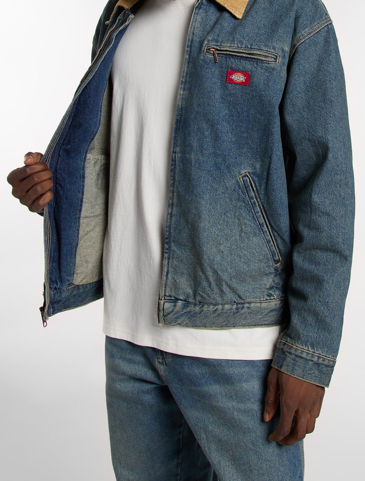DENIM PAINTER JACKET KHAKI TINTED B