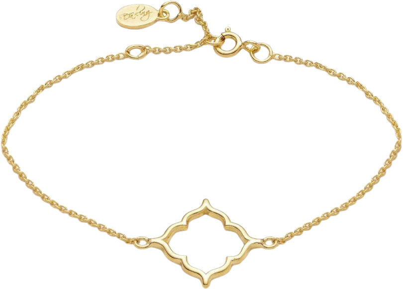 Community bracelet VERMEIL (925 Sterling silver gold plated 2. 5 micro