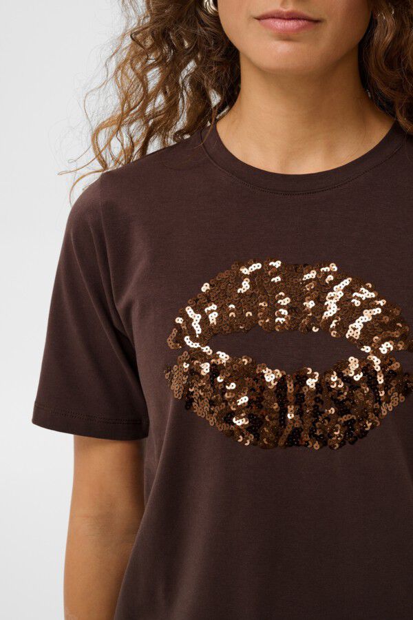 CUBREE GITH SEQUIN T-SHIRT
