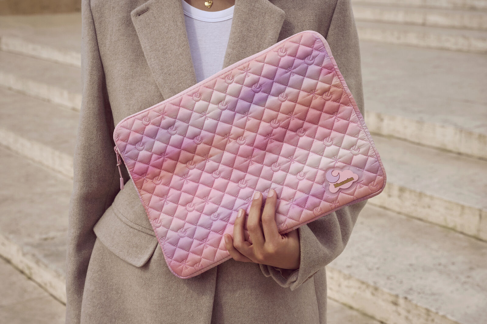 Computer Sleeve Moon and Stars Rose