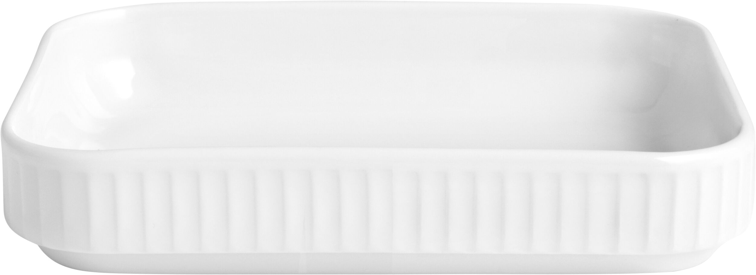 "Fat rektangul&Atilde;&curren;rt Pliss&Atilde;&copy; 18 x 12 cm Vit"