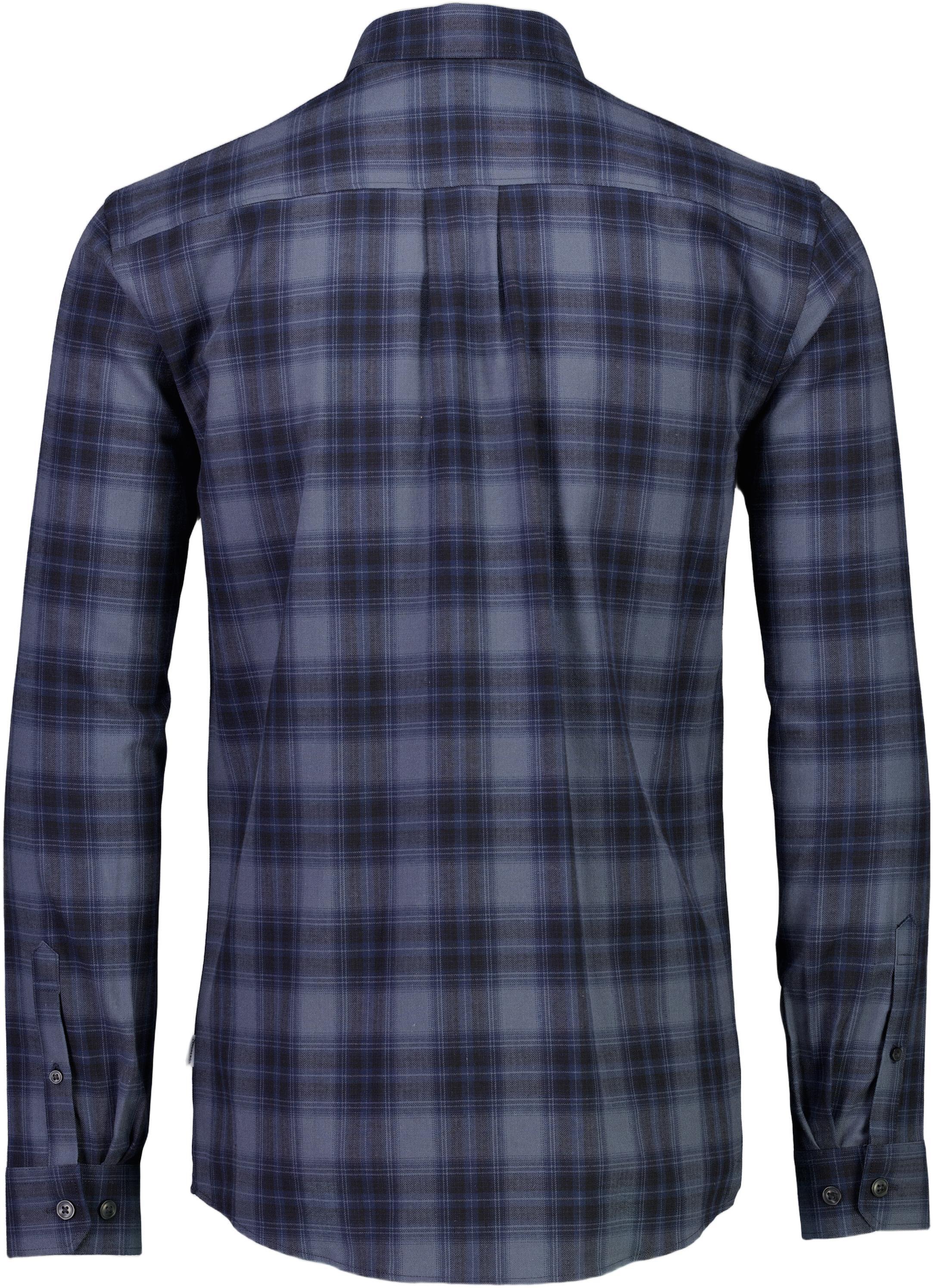 Herringbone checked shirt L/S