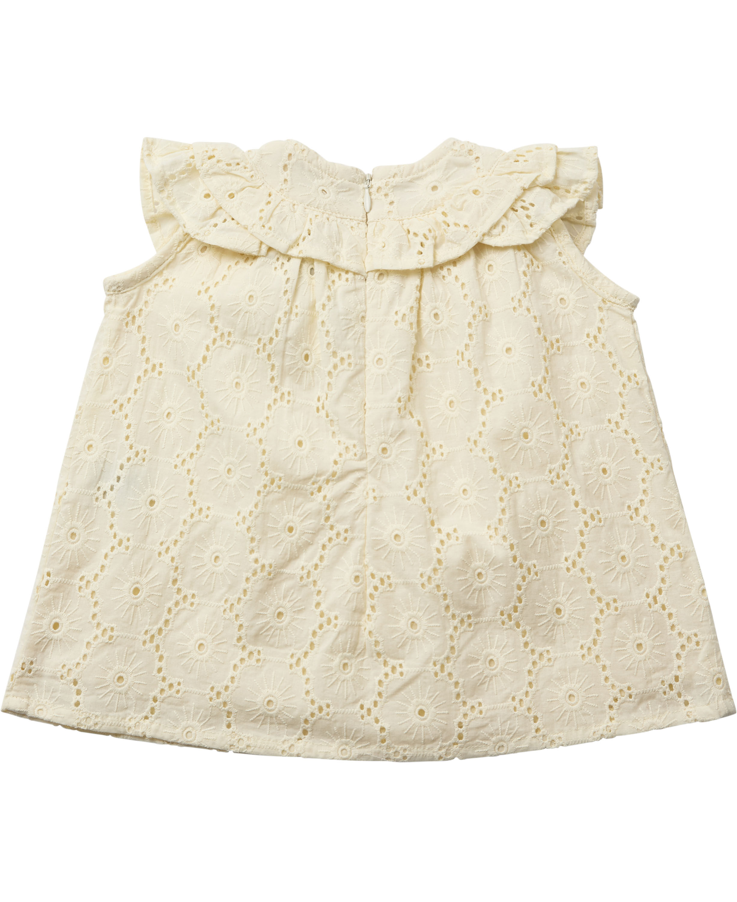 Floral broderie baby dress GOTS