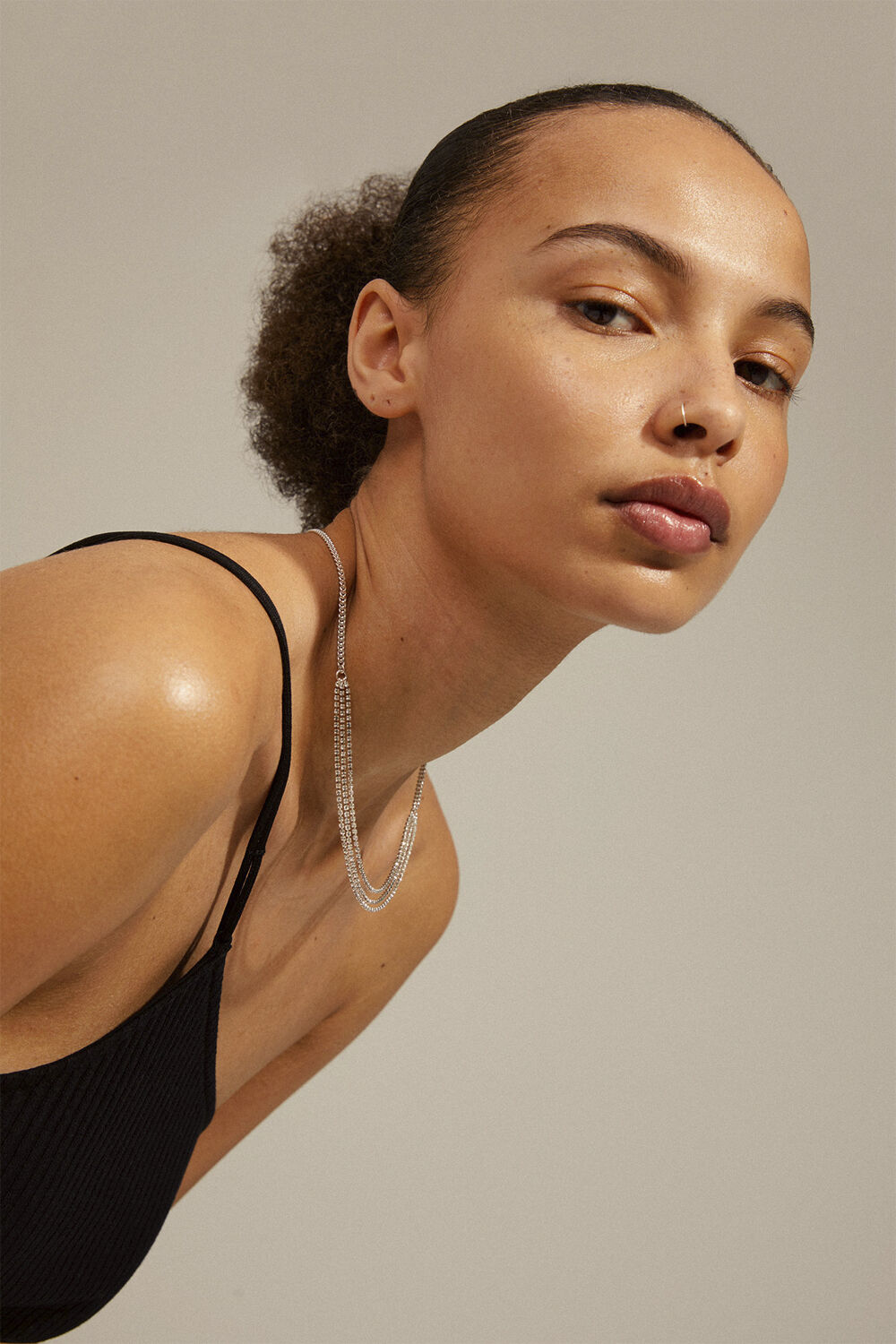 BLINK crystal necklace silver-plated