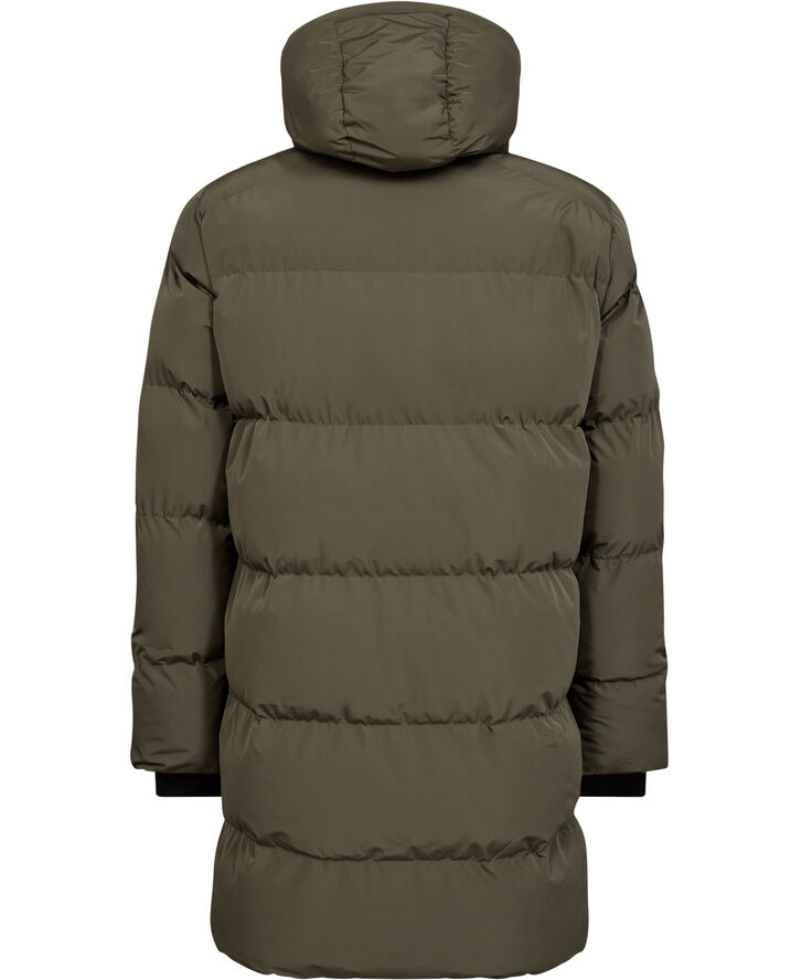 HOODED SPORTS PUFFER MID JKT