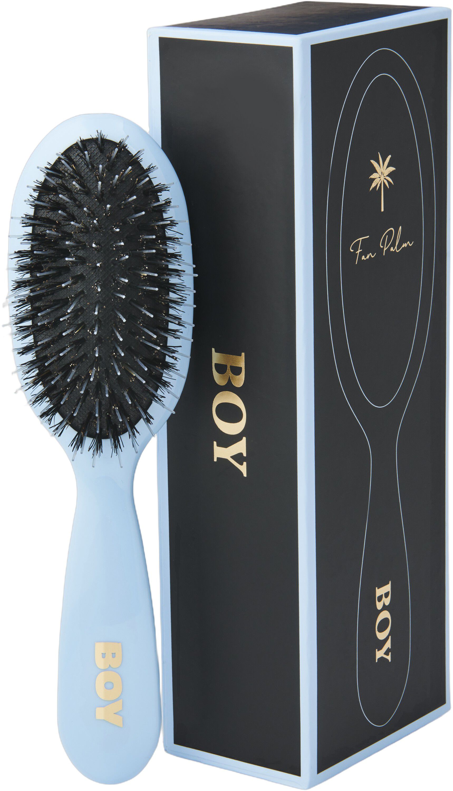Boar- & Nylon Brush blue ""boy"" small