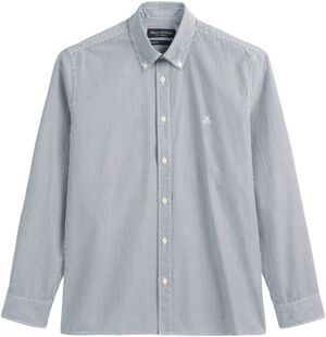 Button down collar, long sleeves, r