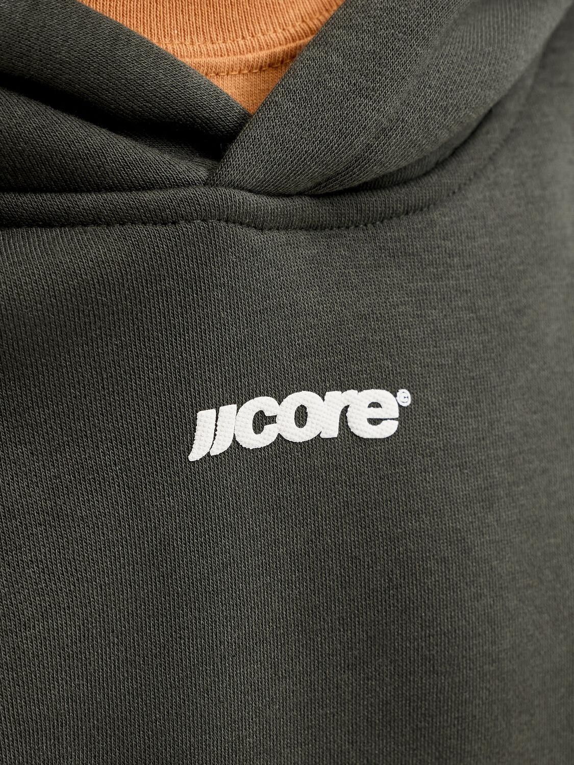 JCOCLUB BACK SCRIPT SWEAT HOOD SN J