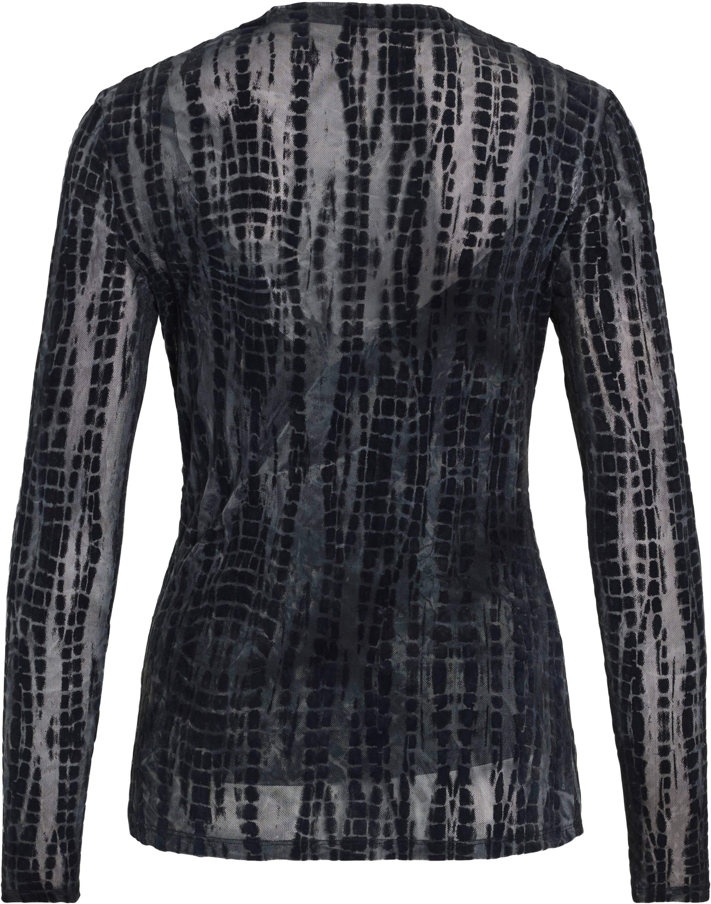 Rouasra L/S Mock Neck Top
