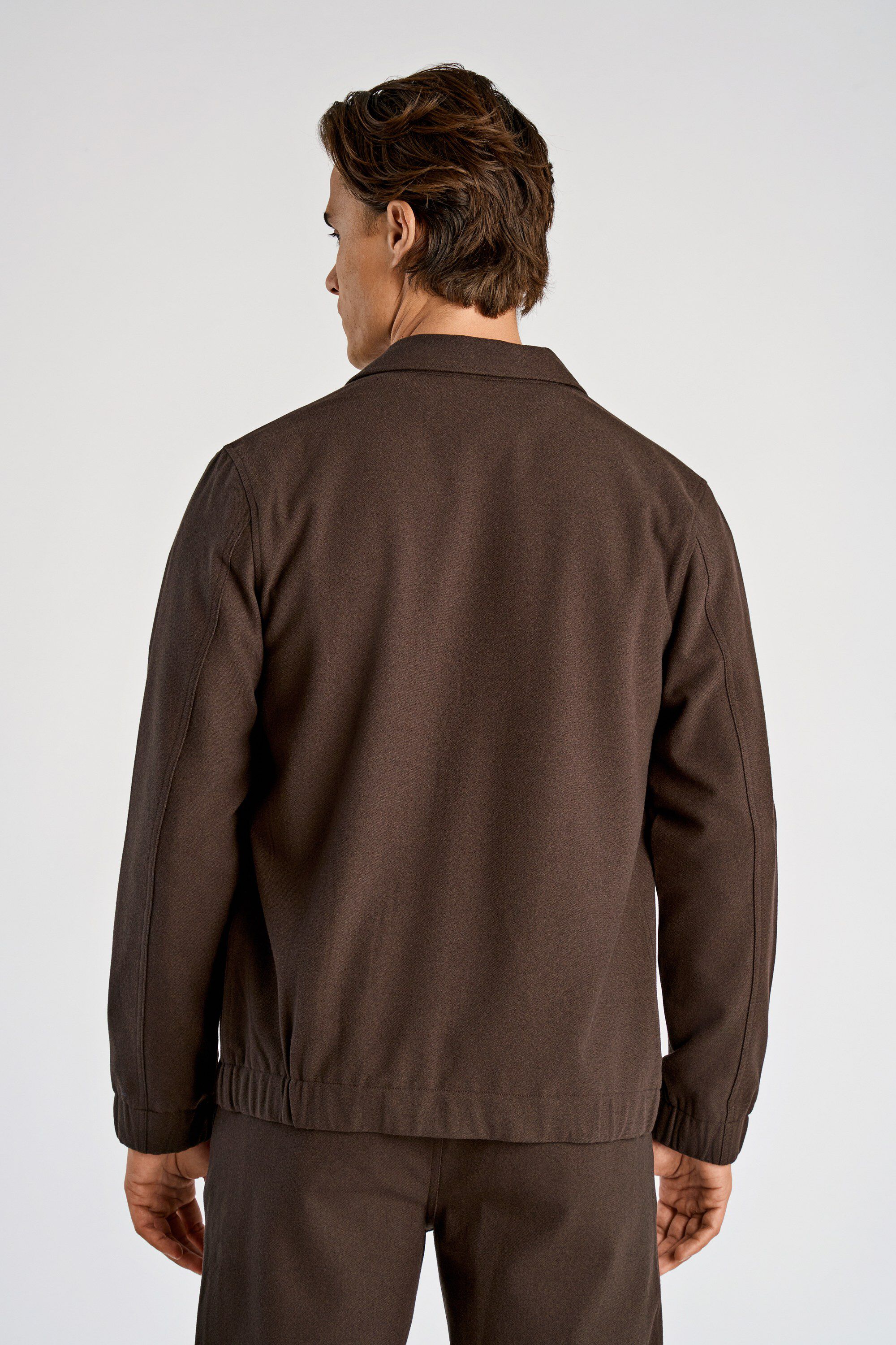 Superflex brushed zip jacket