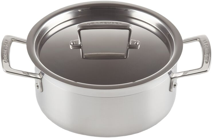 Lav gryde m. låg 3 l.