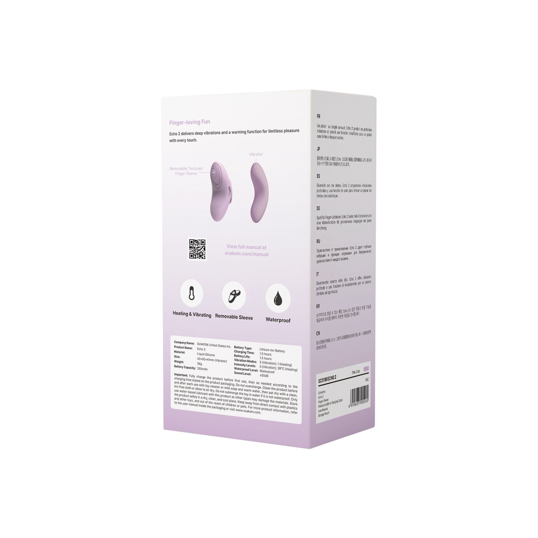 Echo 2 Finger Vibrator