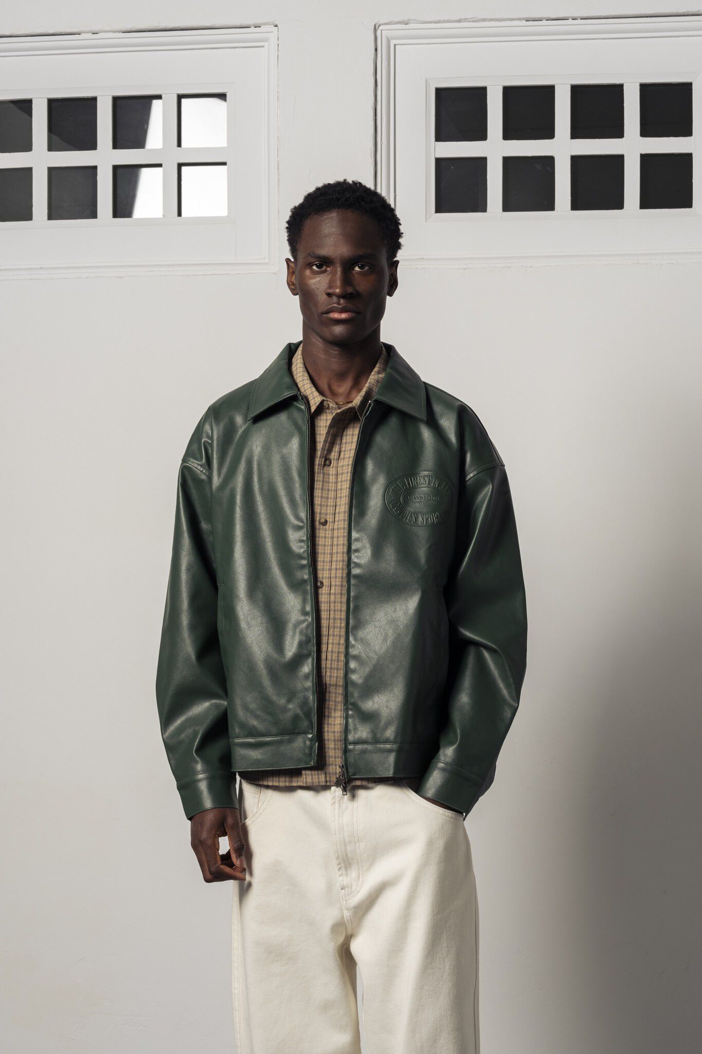 JASPER ECO-LEATHER JACKET