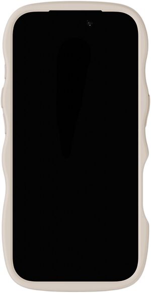 Wavy Case iPhone 17 Pro Light Beige/Transparent